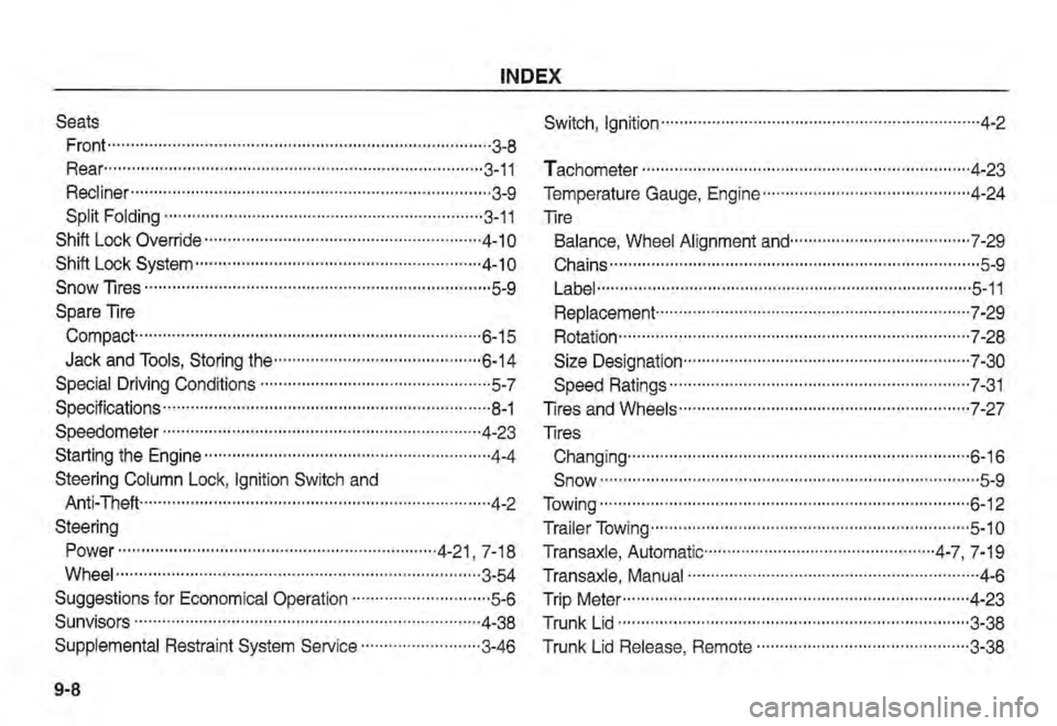 KIA SPECTRA5 2002  Owners Manual 