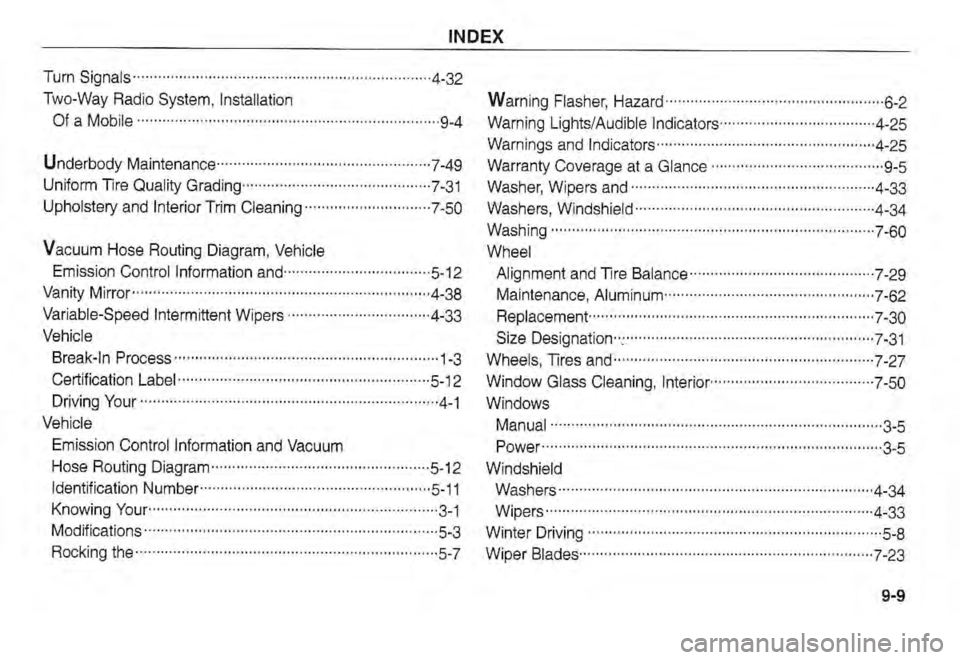 KIA SPECTRA5 2002  Owners Manual 