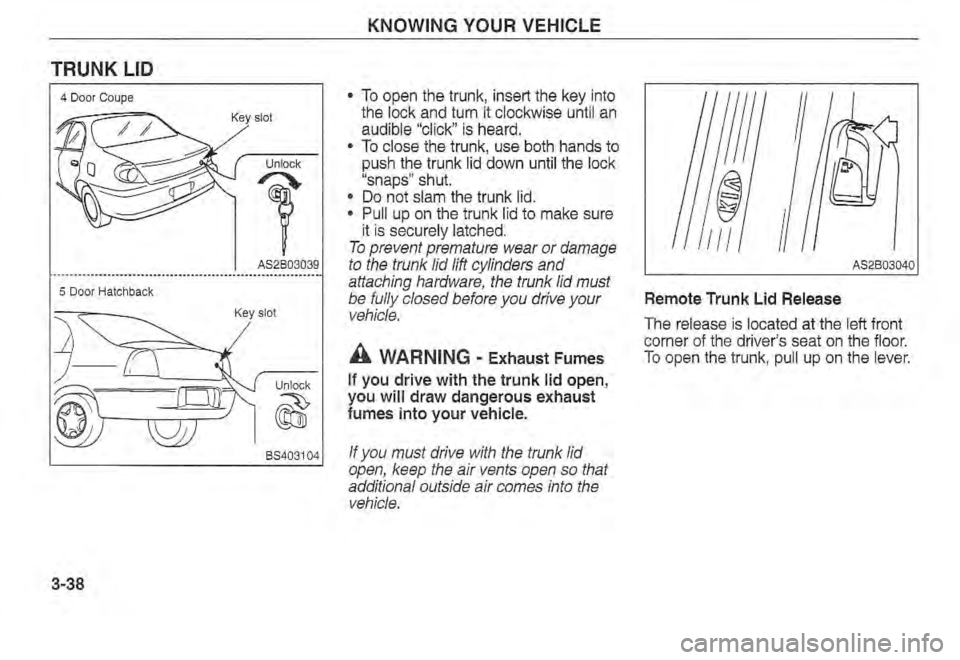KIA SPECTRA5 2002 Owners Manual KIA SPECTRA5 2002 Owners Manual