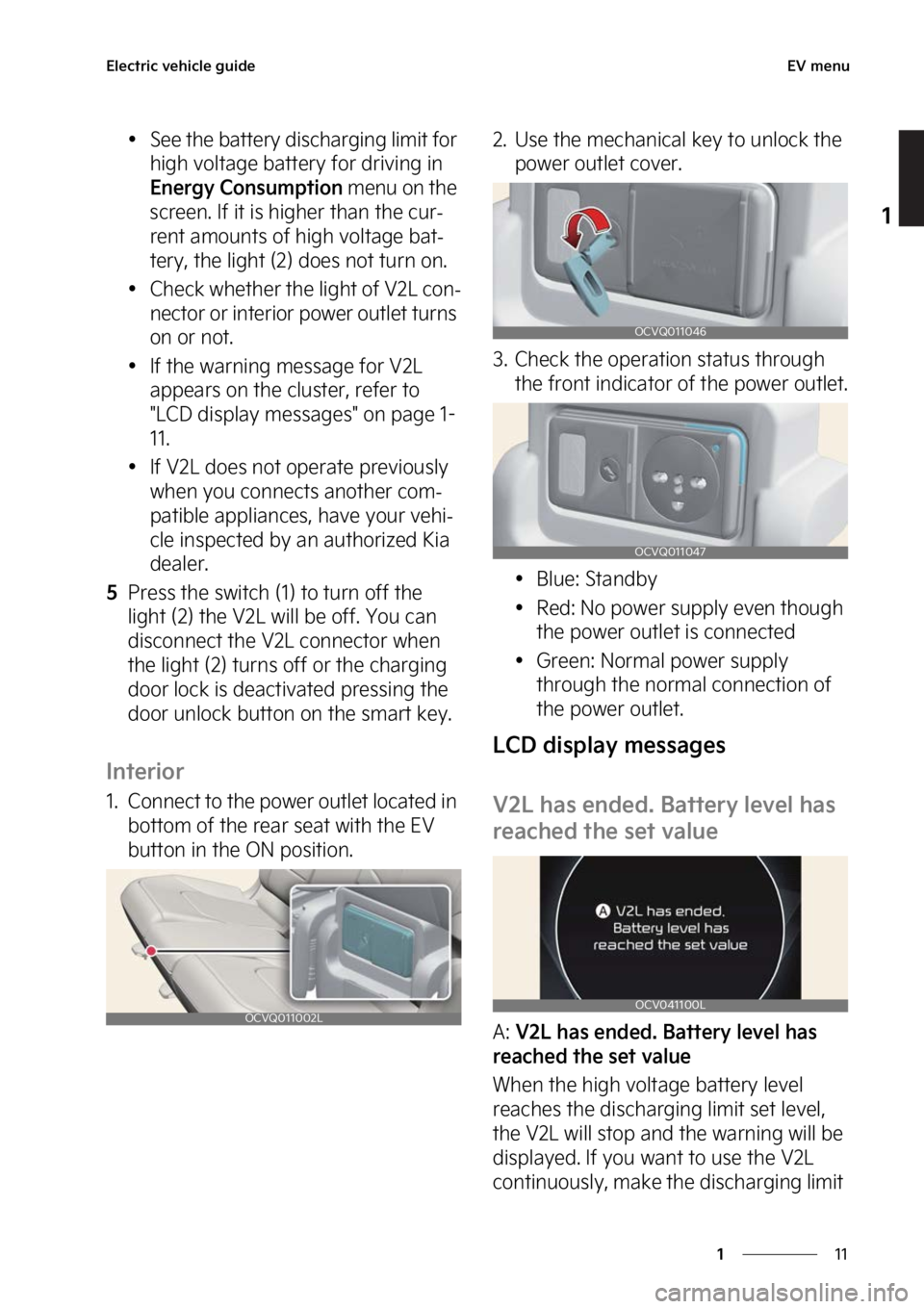 KIA EV6 2023 User Guide ��
�
�
�&�M�F�D�U�S�J�D��W�F�I�J�D�M�F��H�V�J�E�F�&�7��N�F�O�V
