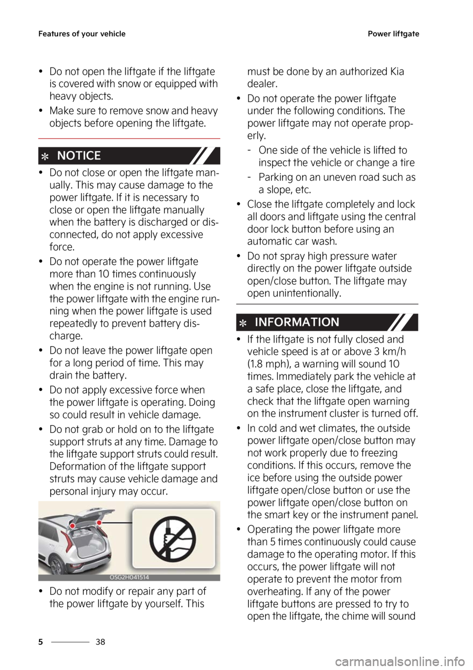 KIA NIRO HYBRID EV 2023  Owners Manual ��F�B�U�V�S�F�T��P�G��Z�P�V�S��W�F�I�J�D�M�F
��
�
�1�P�X�F�S��M�J�G�U�H�B�U�F
