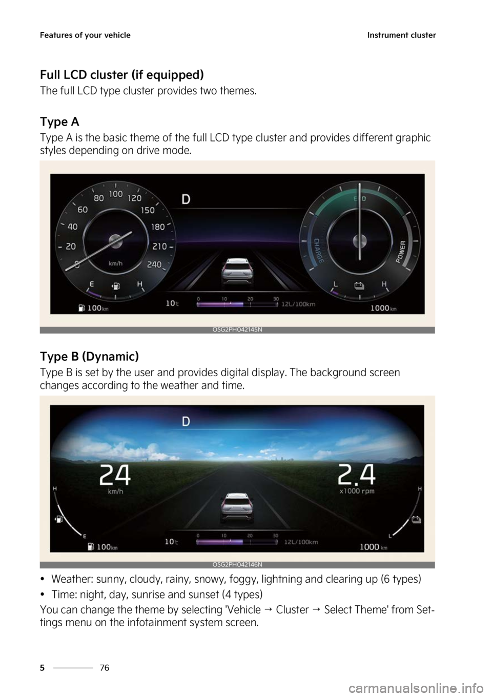 KIA NIRO HYBRID EV 2023  Owners Manual ��F�B�U�V�S�F�T��P�G��Z�P�V�S��W�F�I�J�D�M�F
��
�
�*�O�T�U�S�V�N�F�O�U��D�M�V�T�U�F�S
��V�M�M��-�$�%��D�M�V�T�U�F�S��	�J�G��F�R�V�J�Q�Q�F�E�

�5�I�F��G�V�M�M��-�$�%��U�Z�Q�F��D�M�V�T�