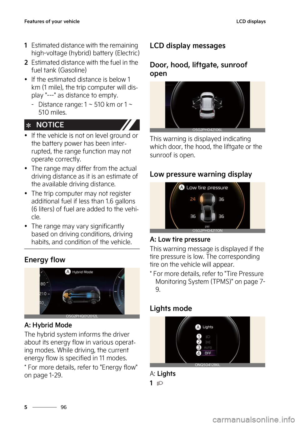 KIA NIRO HYBRID EV 2023  Owners Manual ��F�B�U�V�S�F�T��P�G��Z�P�V�S��W�F�I�J�D�M�F
��
�
�-�$�%��E�J�T�Q�M�B�Z�T
���&�T�U�J�N�B�U�F�E��E�J�T�U�B�O�D�F��X�J�U�I��U�I�F��S�F�N�B�J�O�J�O�H�
�I�J�H�I��W�P�M�U�B�H�F��	�I�Z�C�S�