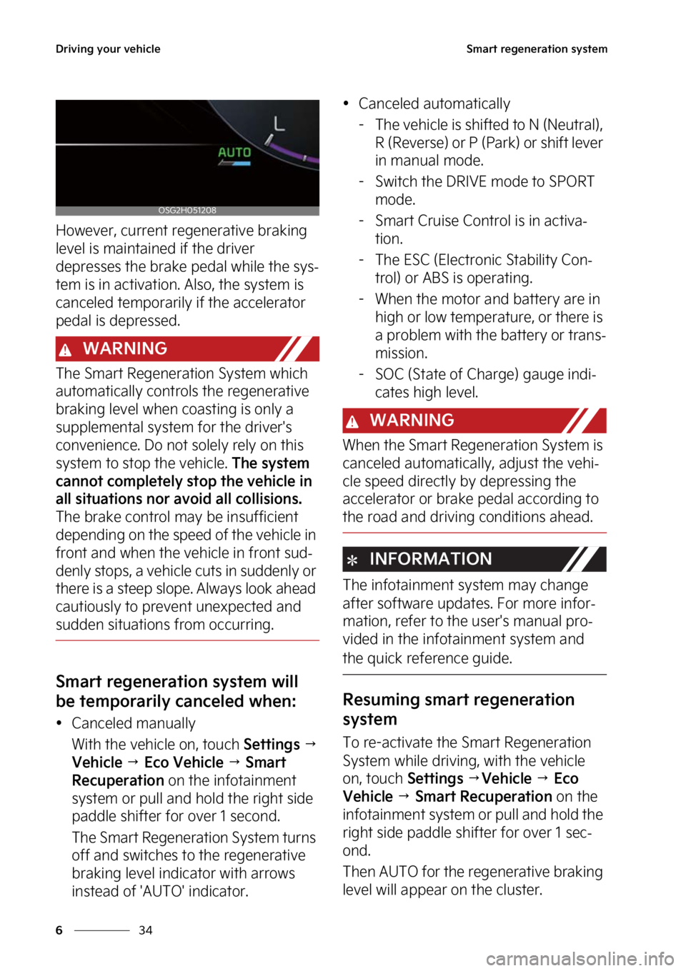 KIA NIRO HYBRID EV 2023  Owners Manual �%�S�J�W�J�O�H��Z�P�V�S��W�F�I�J�D�M�F
��
�
�4�N�B�S�U��S�F�H�F�O�F�S�B�U�J�P�O��T�Z�T�U�F�N
�)�P�X�F�W�F�S�
��D�V�S�S�F�O�U��S�F�H�F�O�F�S�B�U�J�W�F��C�S�B�L�J�O�H�
�M�F�W�F�M��J�T��N�B�
