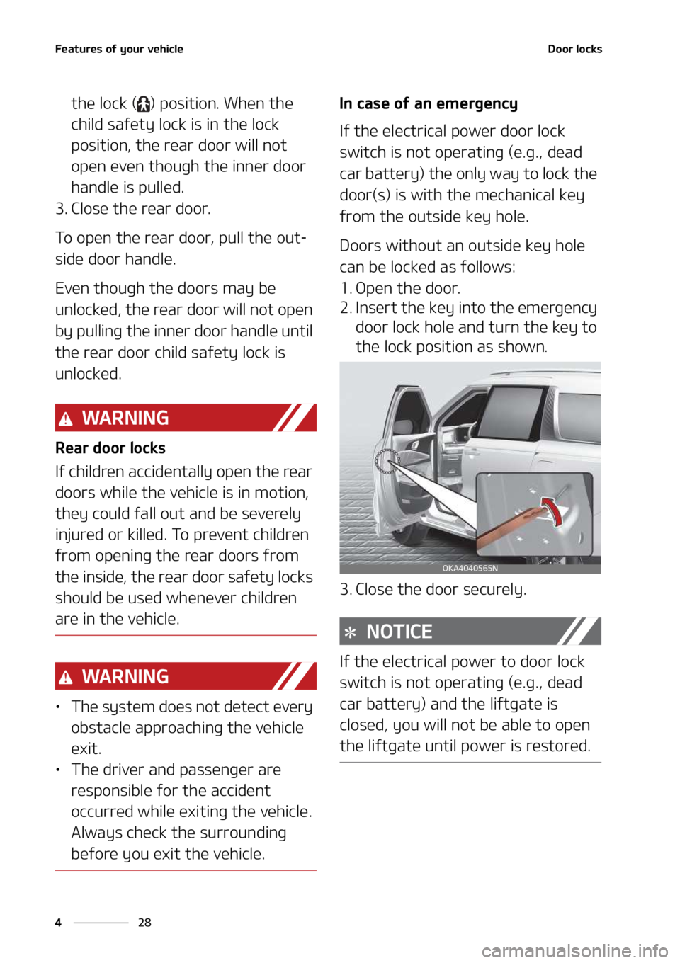 KIA SEDONA 2022  Owners Manual ��F�B�U�V�S�F�T��P�G��Z�P�V�S��W�F�I�J�D�M�F
��
�
�%�P�P�S��M�P�D�L�T
�U�I�F��M�P�D�L��	 �
��Q�P�T�J�U�J�P�O���8�I�F�O��U�I�F�
�D�I�J�M�E��T�B�G�F�U�Z��M�P�D�L��J�T��J�O��U�I�F��M