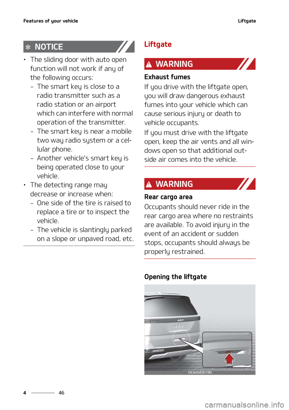 KIA SEDONA 2022  Owners Manual ��F�B�U�V�S�F�T��P�G��Z�P�V�S��W�F�I�J�D�M�F
��
�
�-�J�G�U�H�B�U�F
�/�0�5�*�$�&
LÜ �5�I�F��T�M�J�E�J�O�H��E�P�P�S ��X�J�U�I��B�V�U�P��P�Q�F�O�
�G�V�O�D�U�J�P�O��X�J�M�M��O�P�U��X�P�S�