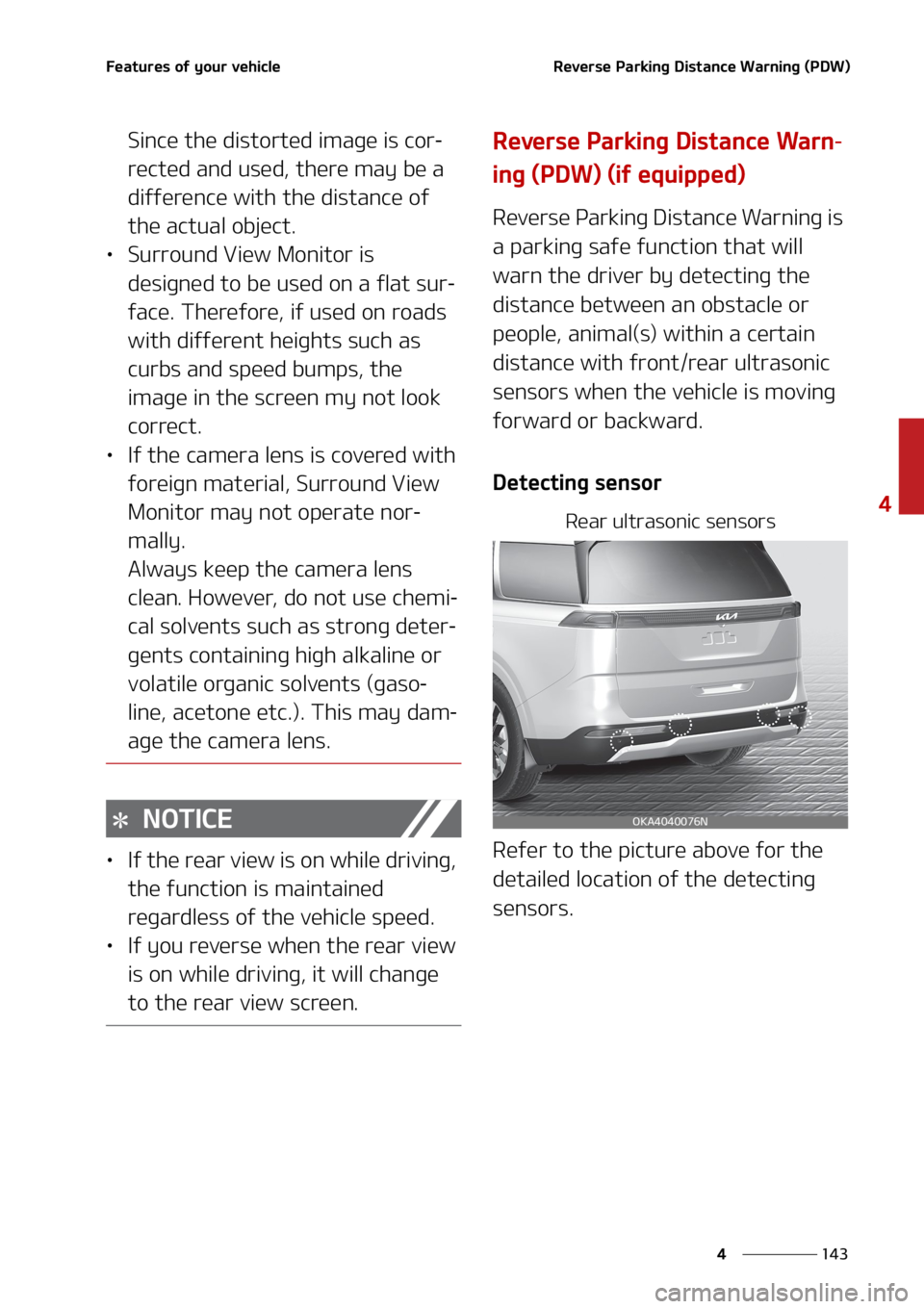 KIA SEDONA 2022  Owners Manual ���
�
�
��F�B�U�V�S�F�T��P�G��Z�P�V�S��W�F�I�J�D�M�F�3�F�W�F�S�T�F��1�B�S�L�J�O�H��%�J�T�U�B�O�D�F��8�B�S�O�J�O�H��	�1�%�8�

�4�J�O�D�F��U�I�F��E�J�T�U�P�S�U�F�E��J�N�B�H�F��J�T��D�P