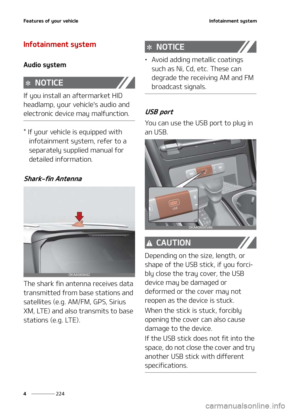 KIA SEDONA 2022  Owners Manual ��F�B�U�V�S�F�T��P�G��Z�P�V�S��W�F�I�J�D�M�F
���
�
�*�O�G�P�U�B�J�O�N�F�O�U��T�Z�T�U�F�N
�*�O�G�P�U�B�J�O�N�F�O�U��T�Z�T�U�F�N
�"�V�E�J�P��T�Z�T�U�F�N
�/�0�5�*�$�&
�*�G��Z�P�V��J�O�T�U�B�