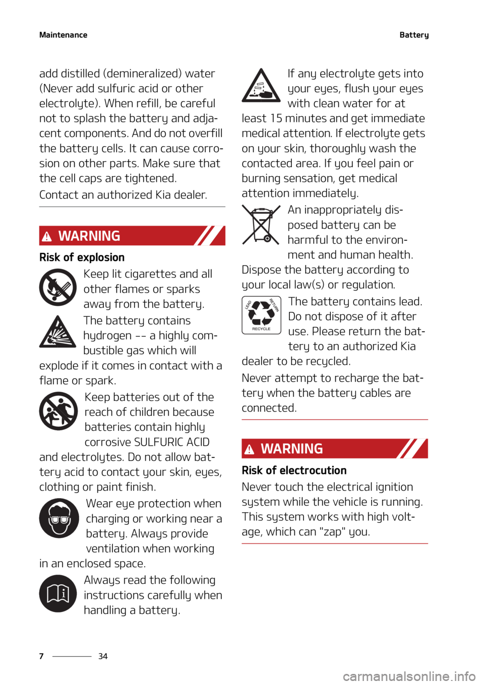 KIA SEDONA 2022  Owners Manual �.�B�J�O�U�F�O�B�O�D�F
��
�
�#�B�U�U�F�S�Z
�B�E�E��E�J�T�U�J�M�M�F�E��	�E�F�N�J �O�F�S�B�M�J�[�F�E�
��X�B�U�F�S�
�	�/�F�W�F�S��B�E�E��T�V�M�G�V�S�J�D��B�D�J�E��P�S��P�U�I�F�S�
�F�M�F�D�U�