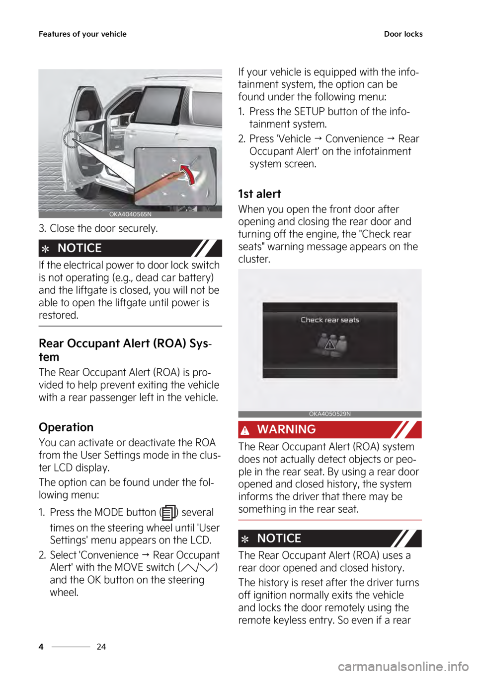 KIA SEDONA 2023  Owners Manual ��F�B�U�V�S�F�T��P�G��Z�P�V�S��W�F�I�J�D�M�F
��
�
�%�P�P�S��M�P�D�L�T
�� �$�M�P�T�F��U�I�F��E�P�P�S��T�F�D�V�S�F�M�Z�
�/�0�5�*�$�&
�*�G��U�I�F��F�M�F�D�U�S�J�D�B�M��Q�P�X�F�S��U�P��