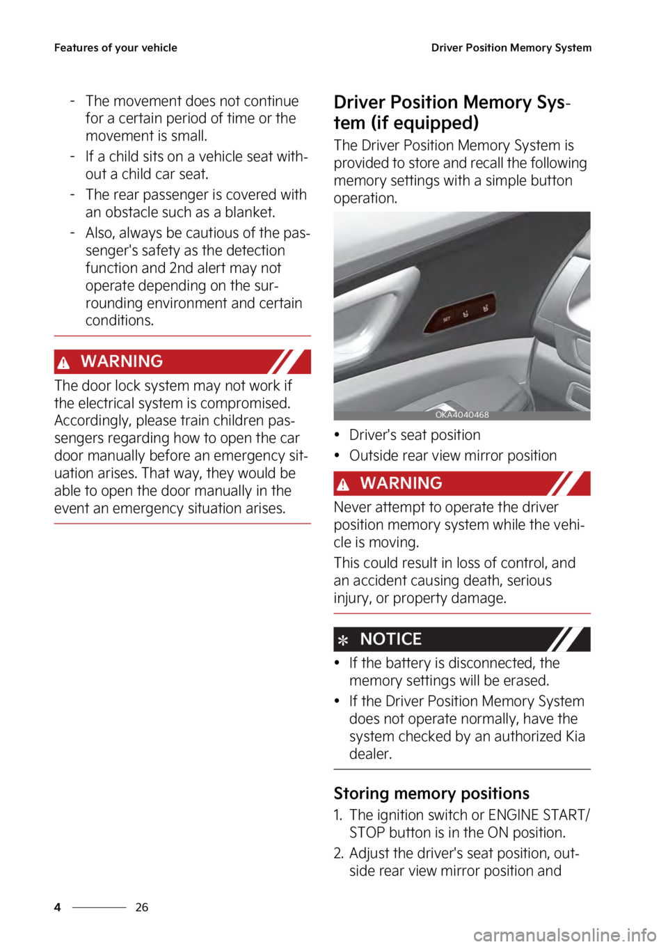 KIA SEDONA 2023  Owners Manual ��F�B�U�V�S�F�T��P�G��Z�P�V�S��W�F�I�J�D�M�F
��
�
�%�S�J�W�F�S��1�P�T�J�U�J�P�O��.�F�N�P�S�Z��4�Z�T�U�F�N
� �5�I�F��N�P�W�F�N�F�O�U��E�P�F�T��O�P�U��D�P�O�U�J�O�V�F�
�G�P�S��B��D�F�S