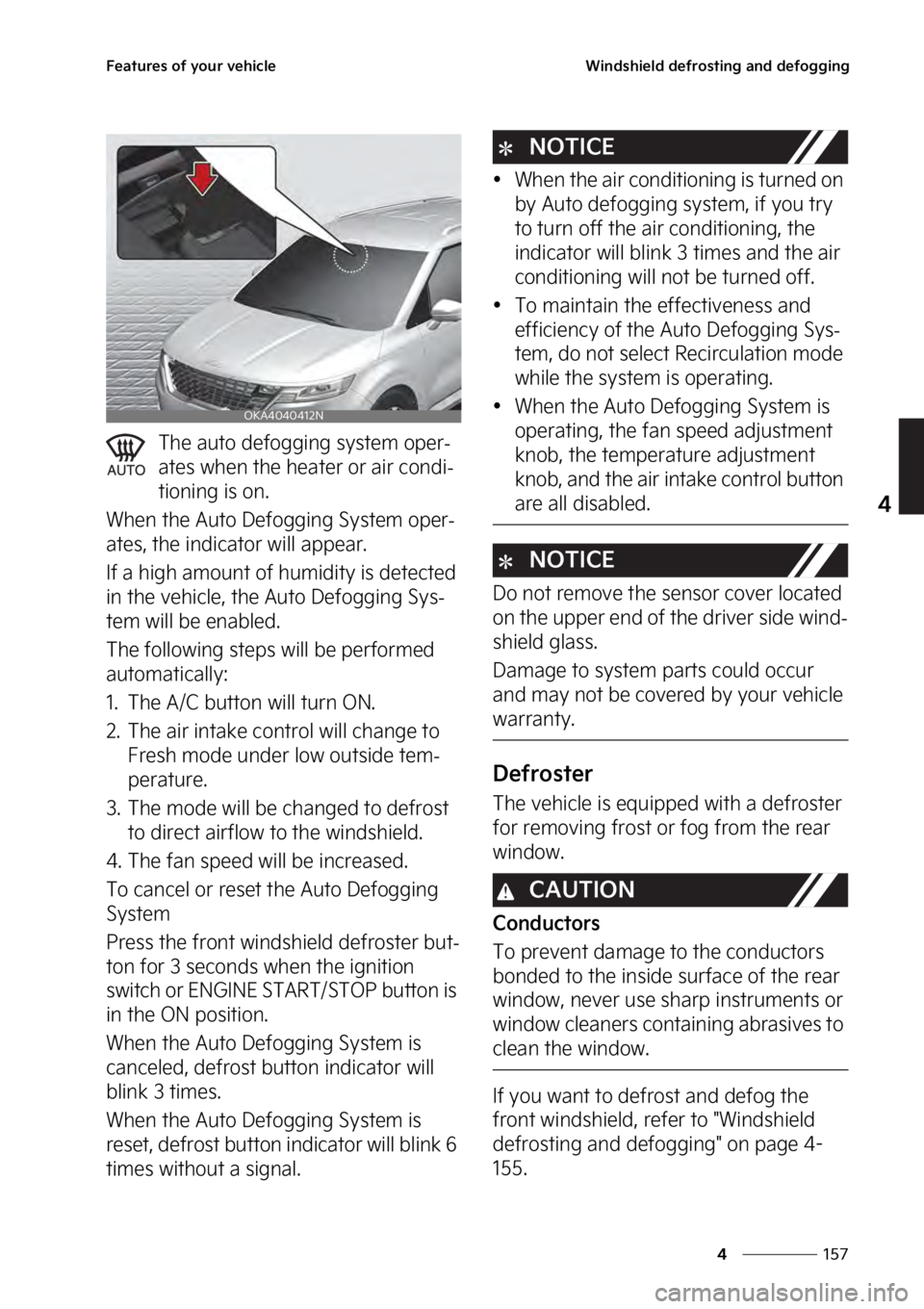 KIA SEDONA 2023  Owners Manual ���
�
�
��F�B�U�V�S�F�T��P�G��Z�P�V�S��W�F�I�J�D�M�F�8�J�O�E�T�I�J�F�M�E��E�F�G�S�P�T�U�J�O�H��B�O�E��E�F�G�P�H�H�J�O�H
�5�I�F��B�V�U�P��E�F�G�P�H�H�J�O�H��T�Z�T�U�F�N��P�Q�F�S-
�B�U�F
