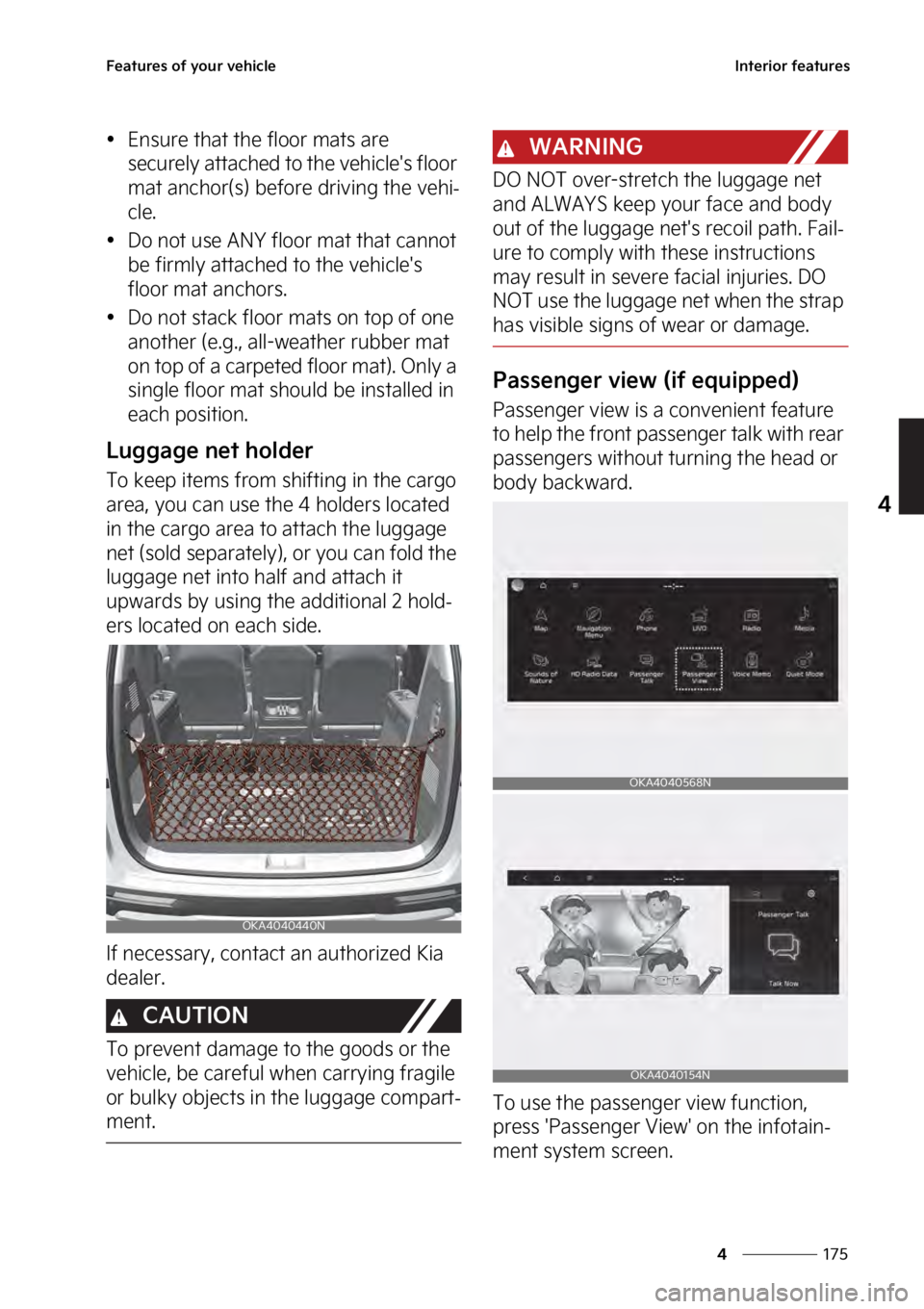 KIA SEDONA 2023  Owners Manual ���
�
�
��F�B�U�V�S�F�T��P�G��Z�P�V�S��W�F�I�J�D�M�F�*�O�U�F�S�J�P�S��G�F�B�U�V�S�F�T

