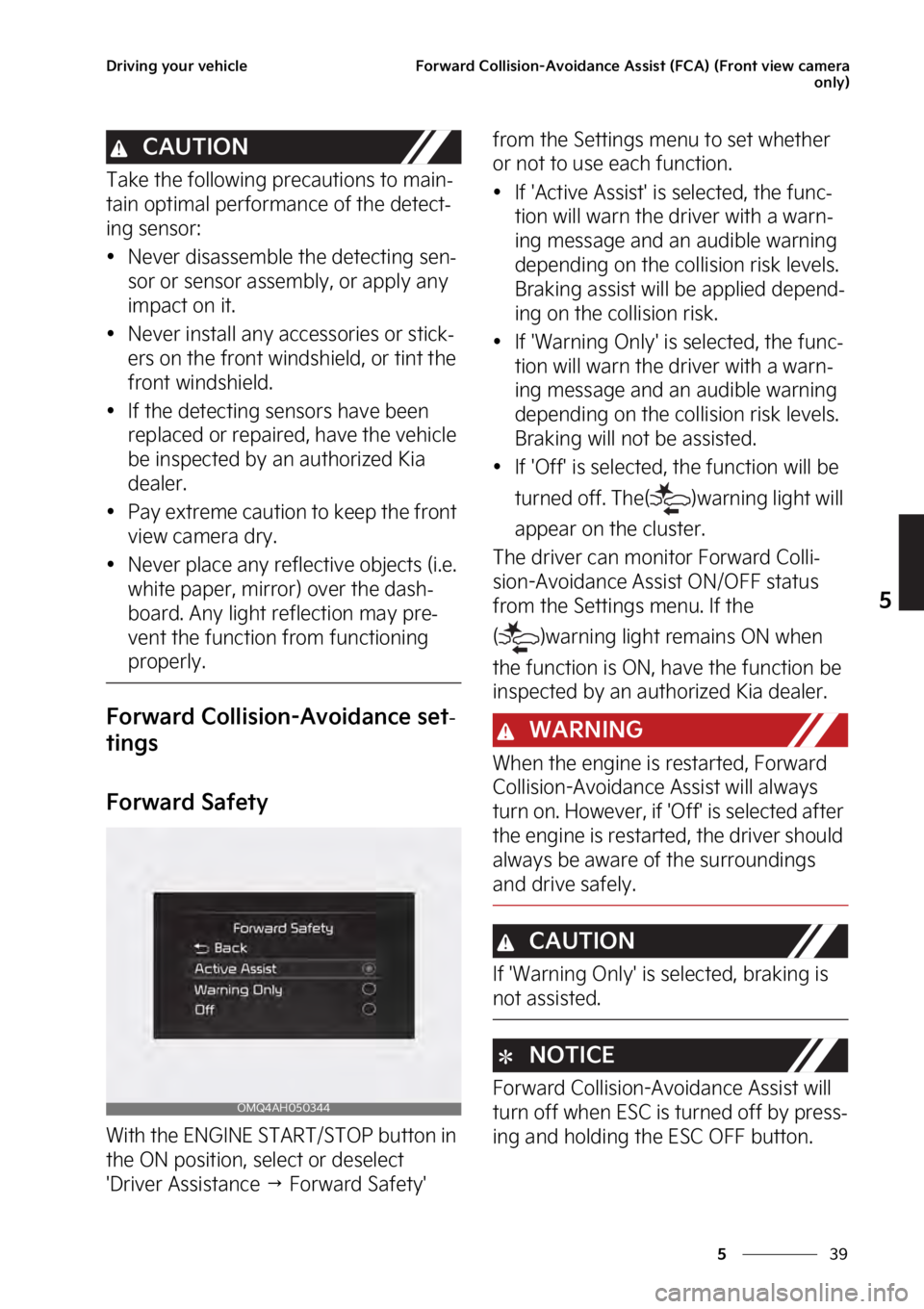 KIA SEDONA 2023  Owners Manual ��
�
�
�%�S�J�W�J�O�H��Z�P�V�S��W�F�I�J�D�M�F��P�S�X�B�S�E��$�P�M�M�J�T�J�P�O��"�W�P�J�E�B�O�D�F��"�T�T�J�T�U��	��$�"�
��	��S�P�O�U��W�J�F�X��D�B�N�F�S�B�P�O�M�Z�

�$�"�6�5�*�0�/
�5�B�