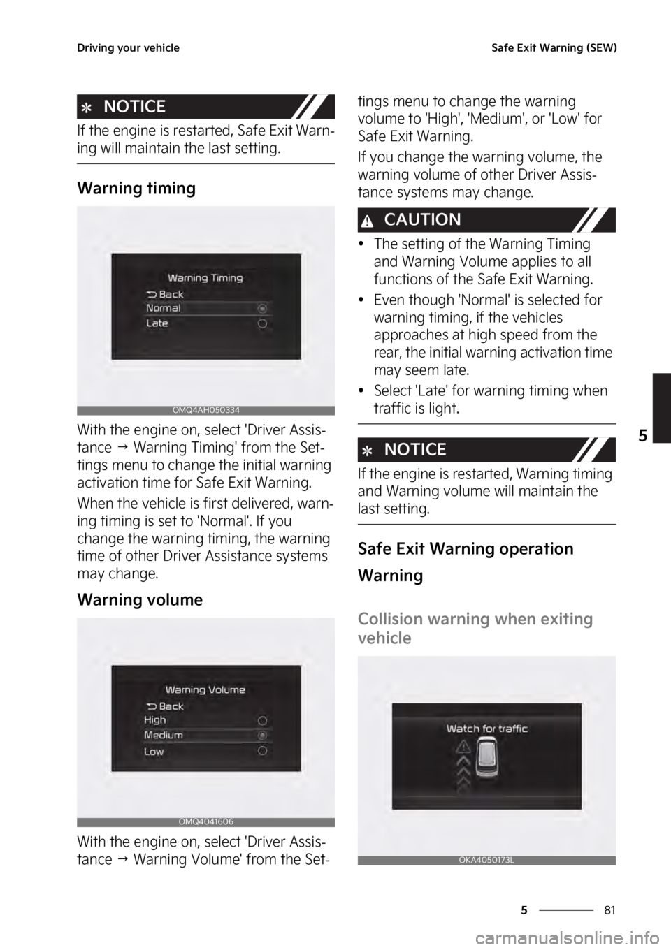 KIA SEDONA 2023  Owners Manual ��
�
�
�%�S�J�W�J�O�H��Z�P�V�S��W�F�I�J�D�M�F�4�B�G�F��&�Y�J�U��8�B�S�O�J�O�H��	�4�&�8�

�/�0�5�*�$�&
�*�G��U�I�F��F�O�H�J�O�F��J�T��S�F�T�U�B�S�U�F�E�
��4�B�G�F��&�Y�J�U��8�B�S�O-
�J�