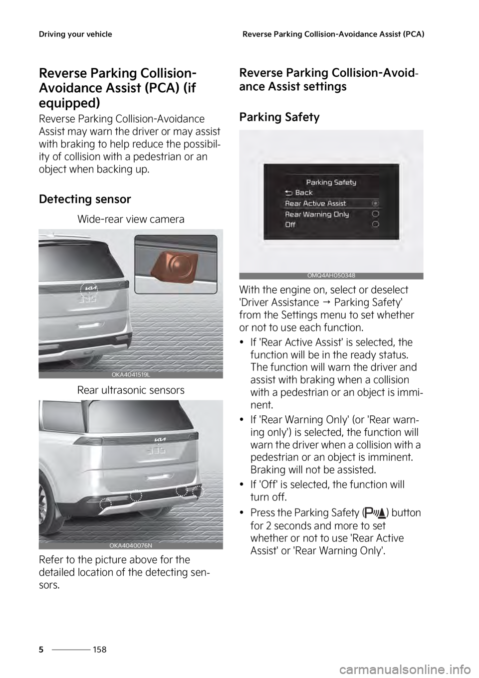 KIA SEDONA 2023  Owners Manual �%�S�J�W�J�O�H��Z�P�V�S��W�F�I�J�D�M�F
���
�
�3�F�W�F�S�T�F��1�B�S�L�J�O�H��$�P�M�M�J�T�J�P�O��"�W�P�J�E�B�O�D�F��"�T�T�J�T�U��	�1�$�"�

�3�F�W�F�S�T�F��1�B�S�L�J�O�H��$�P�M�M�J�T�J�P�O�