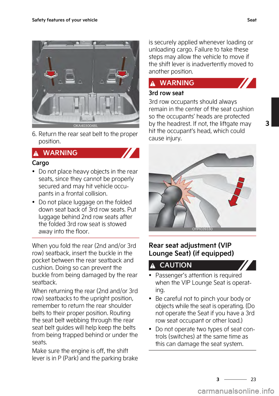 KIA SEDONA 2023 Service Manual ��
�
�
�4�B�G�F�U�Z��G�F�B�U�V�S�F�T��P�G��Z�P�V�S��W�F�I�J�D�M�F�4�F�B�U
�� �3�F�U�V�S�O��U�I�F��S�F�B�S��T�F�B�U��C�F�M�U��U�P��U�I�F��Q�S�P�Q�F�S��Q�P�T�J�U�J�P�O�
�8�"�3�/�*�/�(