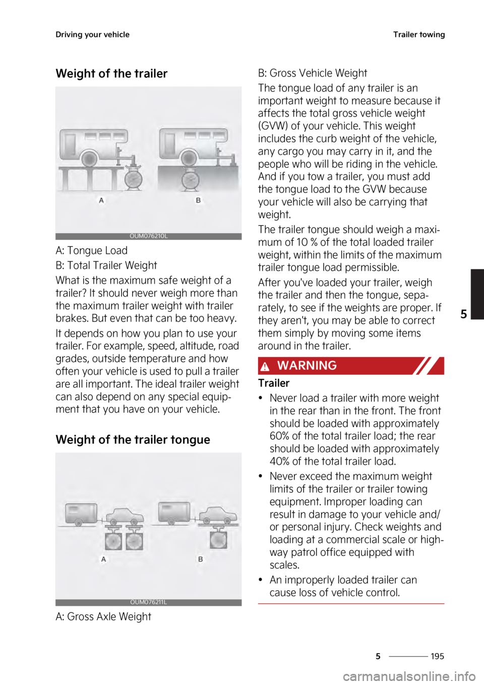 KIA SEDONA 2023  Owners Manual ���
�
�
�%�S�J�W�J�O�H��Z�P�V�S��W�F�I�J�D�M�F�5�S�B�J�M�F�S��U�P�X�J�O�H
�8�F�J�H�I�U��P�G��U�I�F��U�S�B�J�M�F�S
�"���5�P�O�H�V�F��-�P�B�E
�#���5�P�U�B�M��5�S�B�J�M�F�S��8�F�J�H�I�U