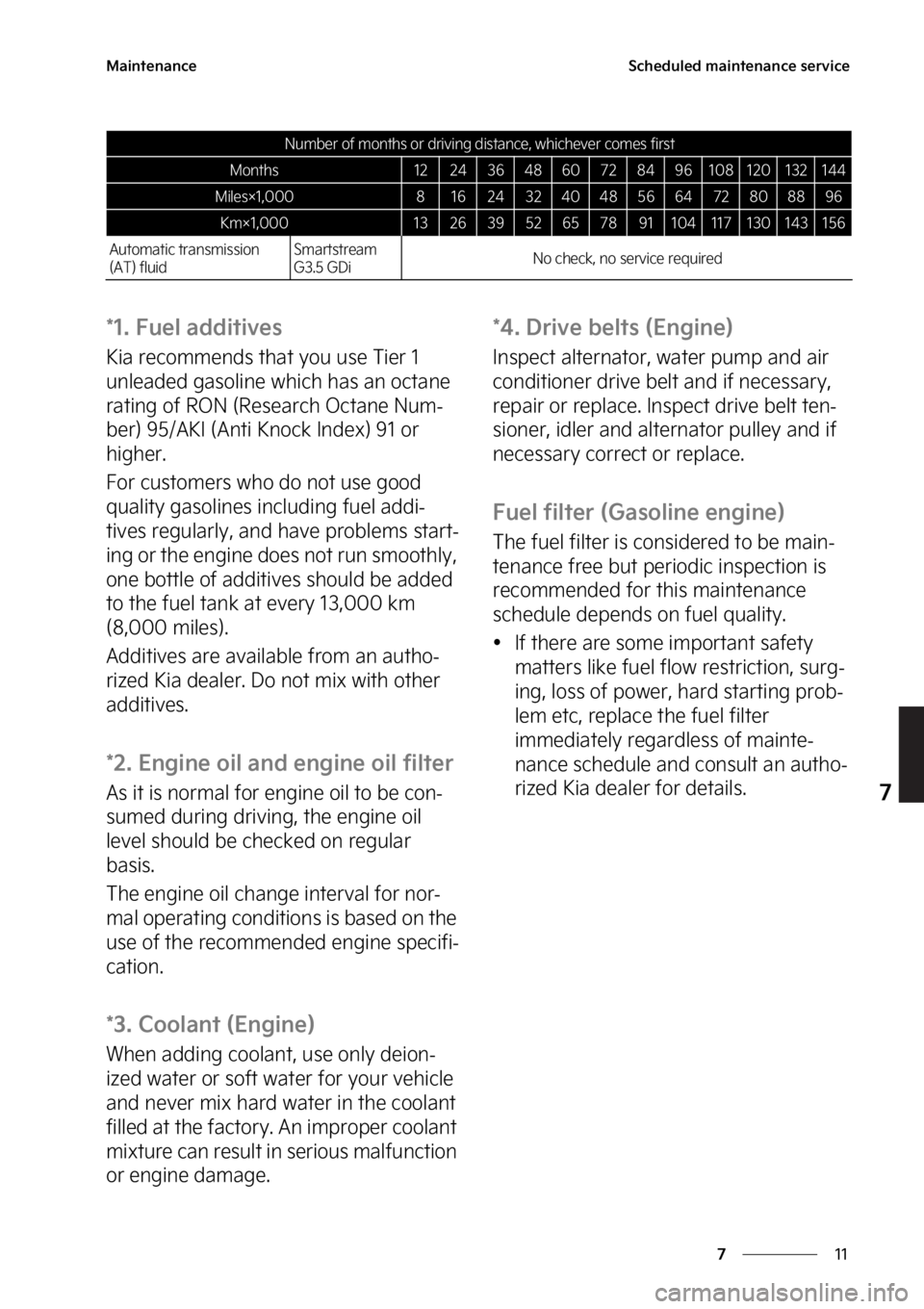 KIA SEDONA 2023  Owners Manual ��
�
�
�.�B�J�O�U�F�O�B�O�D�F�4�D�I�F�E�V�M�F�E��N�B�J�O�U�F�O�B�O�D�F��T�F�S�W�J�D�F
������V�F�M��B�E�E�J�U�J�W�F�T
�,�J�B��S�F�D�P�N�N�F�O�E�T��U�I�B�U��Z�P�V��V�T�F��5�J�F�S���
