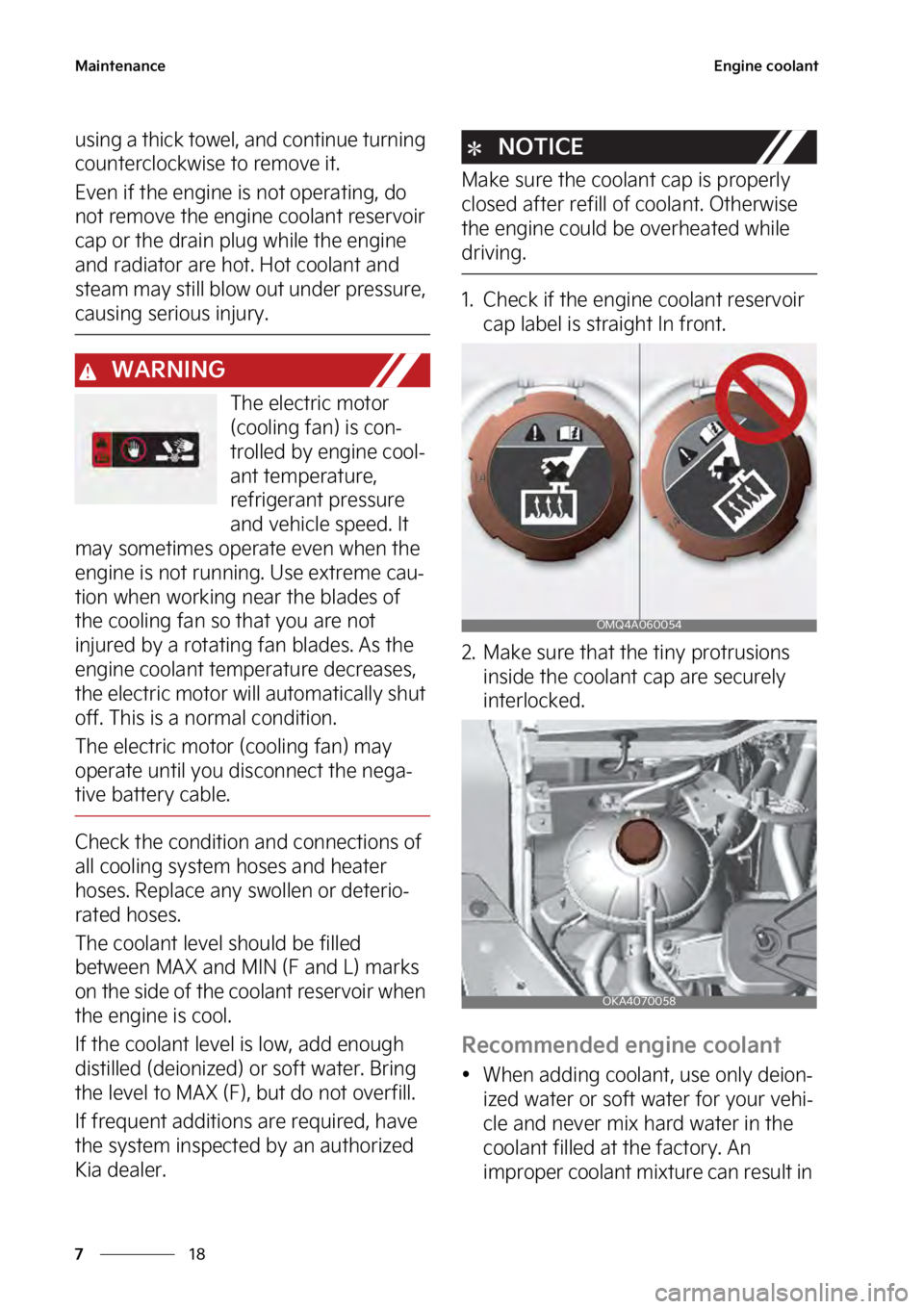KIA SEDONA 2023  Owners Manual �.�B�J�O�U�F�O�B�O�D�F
��
�
�&�O�H�J�O�F��D�P�P�M�B�O�U
�V�T�J�O�H��B��U�I�J�D�L��U�P�X�F�M�
��B �O�E��D�P�O�U�J�O�V�F��U�V�S�O�J�O�H�
�D�P�V�O�U�F�S�D�M�P�D�L�X�J�T�F��U�P��S�F�N�P�W�F�