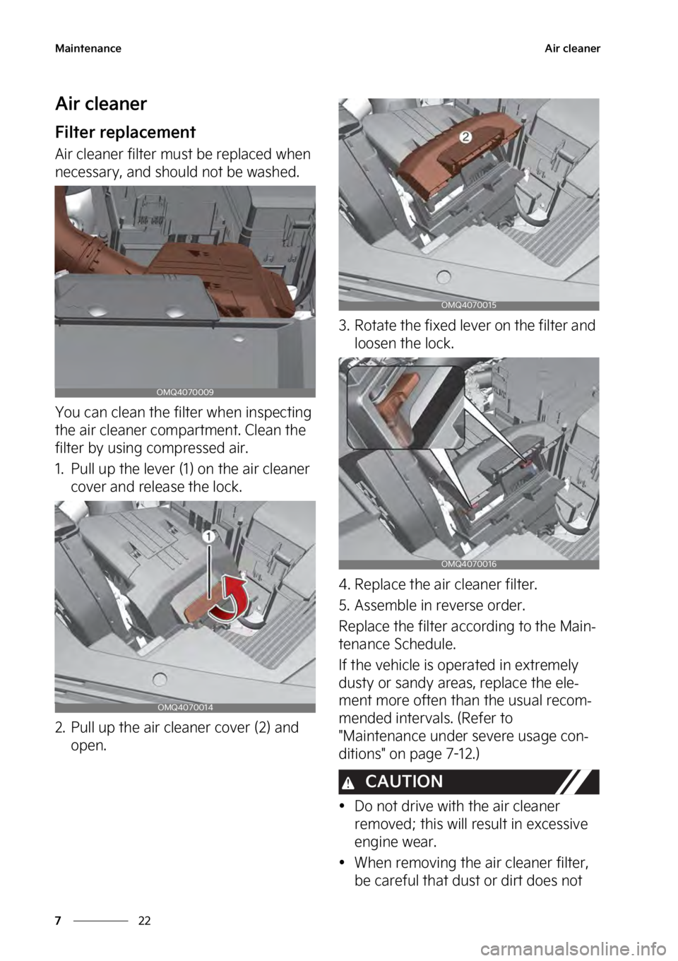 KIA SEDONA 2023  Owners Manual �.�B�J�O�U�F�O�B�O�D�F
��
�
�"�J�S��D�M�F�B�O�F�S
�"�J�S��D�M�F�B�O�F�S
��J�M�U�F�S��S�F�Q�M�B�D�F�N�F�O�U
�"�J�S��D�M�F�B�O�F�S��G�J�M�U�F�S��N�V�T�U��C�F��S�F�Q�M�B�D�F�E��X�I�F�O�
�O�