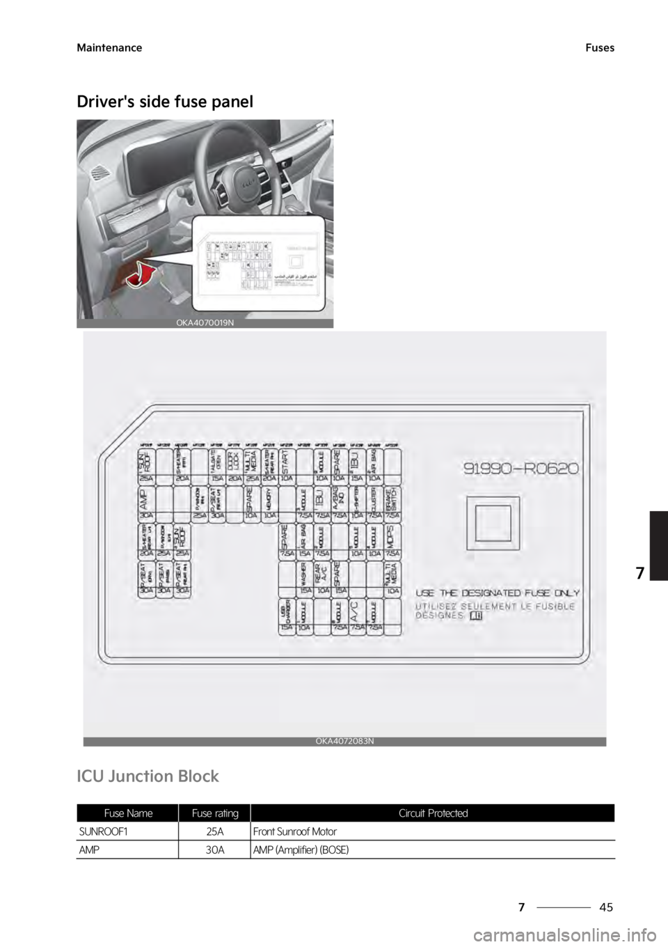 KIA SEDONA 2023  Owners Manual ��
�
�
�.�B�J�O�U�F�O�B�O�D�F��V�T�F�T
�%�S�J�W�F�S��T��T�J�E�F��G�V�T�F��Q�B�O�F�M
�*�$�6��+�V�O�D�U�J�P�O��#�M�P�D�L
�0�,�"��������/
�0�,�"��������/
��V�T�F� �/�B�N�F��V�