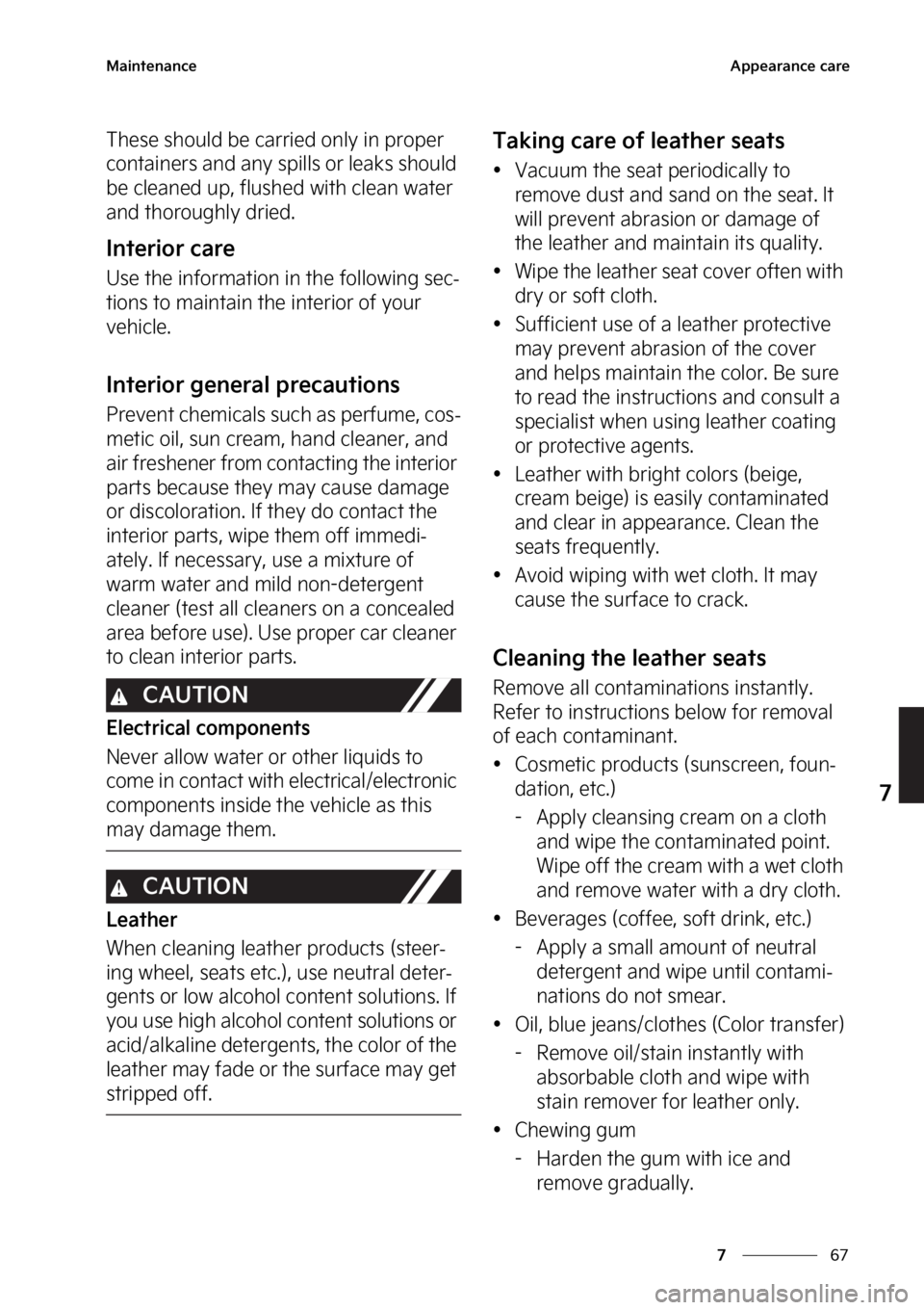 KIA SEDONA 2023  Owners Manual ��
�
�
�.�B�J�O�U�F�O�B�O�D�F�"�Q�Q�F�B�S�B�O�D�F��D�B�S�F
�5�I�F�T�F��T�I�P�V�M�E��C�F��D�B�S�S�J�F�E��P�O�M�Z��J�O��Q�S�P�Q�F�S�
�D�P�O�U�B�J�O�F�S�T��B�O�E��B�O�Z��T�Q�J�M�M�T��P�S�