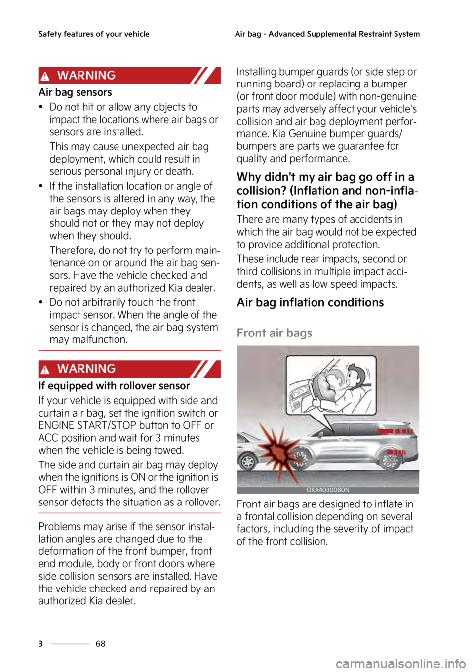 KIA SEDONA 2023 Manual Online �4�B�G�F�U�Z��G�F�B�U�V�S�F�T��P�G��Z�P�V�S��W�F�I�J�D�M�F
��
�
�"�J�S��C�B�H����"�E�W�B�O�D�F�E��4�V�Q�Q�M�F�N�F�O�U�B�M��3�F�T�U�S�B�J�O�U��4�Z�T�U�F�N
�8�"�3�/�*�/�(
�"�J�S��C�B�H��