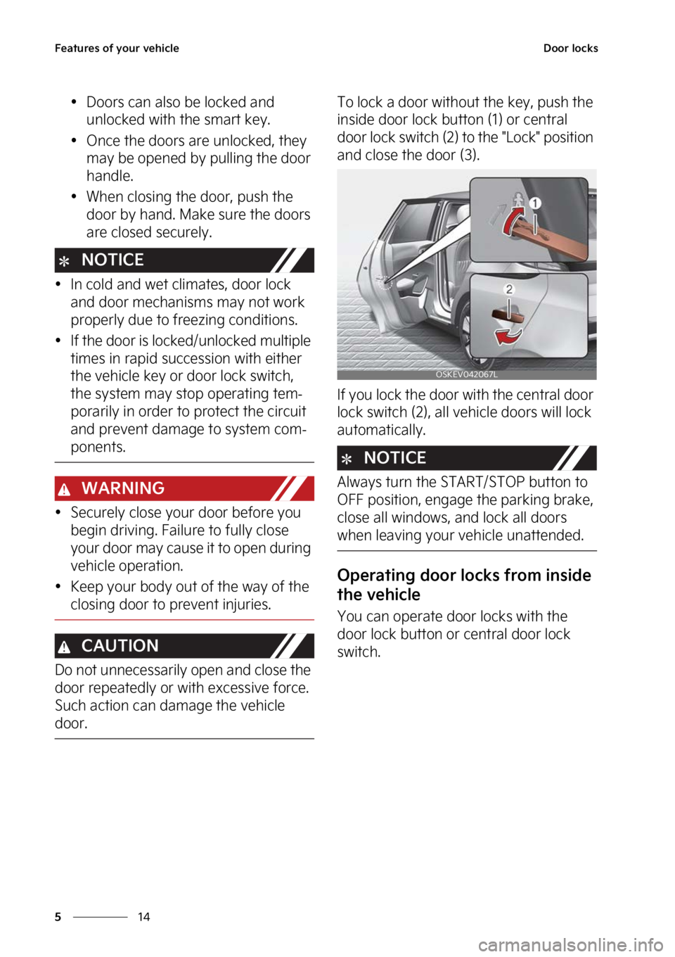 KIA SOUL EV 2023  Owners Manual ��F�B�U�V�S�F�T��P�G��Z�P�V�S��W�F�I�J�D�M�F
��
�
�%�P�P�S��M�P�D�L�T
