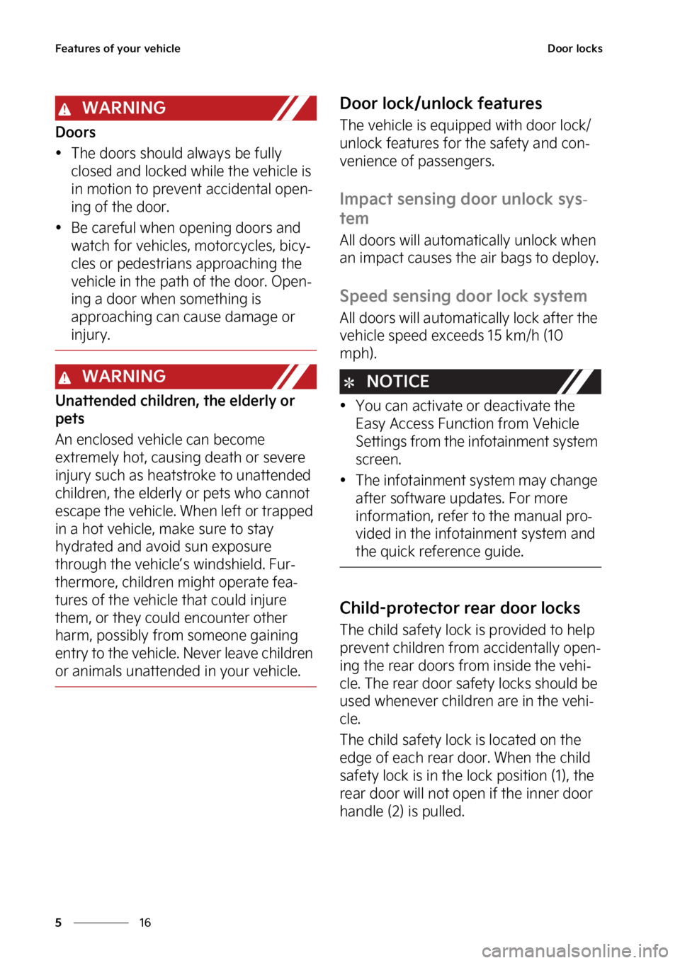 KIA SOUL EV 2023  Owners Manual ��F�B�U�V�S�F�T��P�G��Z�P�V�S��W�F�I�J�D�M�F
��
�
�%�P�P�S��M�P�D�L�T
�8�"�3�/�*�/�(
�%�P�P�S�T
