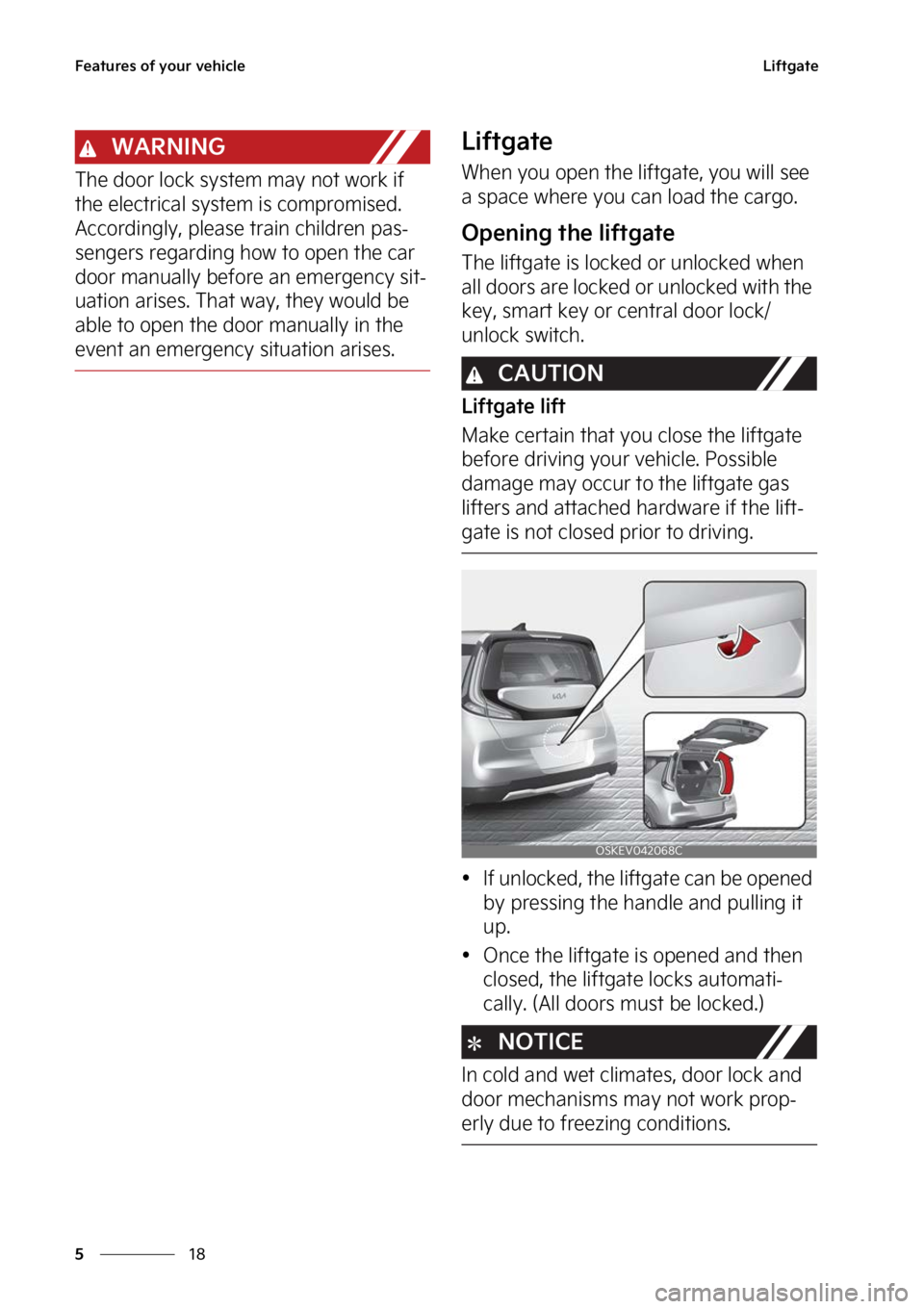 KIA SOUL EV 2023  Owners Manual ��F�B�U�V�S�F�T��P�G��Z�P�V�S��W�F�I�J�D�M�F
��
�
�-�J�G�U�H�B�U�F
�8�"�3�/�*�/�(
�5�I�F��E�P�P�S��M�P�D�L��T�Z�T�U�F�N��N�B�Z��O�P�U��X�P�S�L��J�G�
�U�I�F��F�M�F�D�U�S�J�D�B�M��T�Z�T