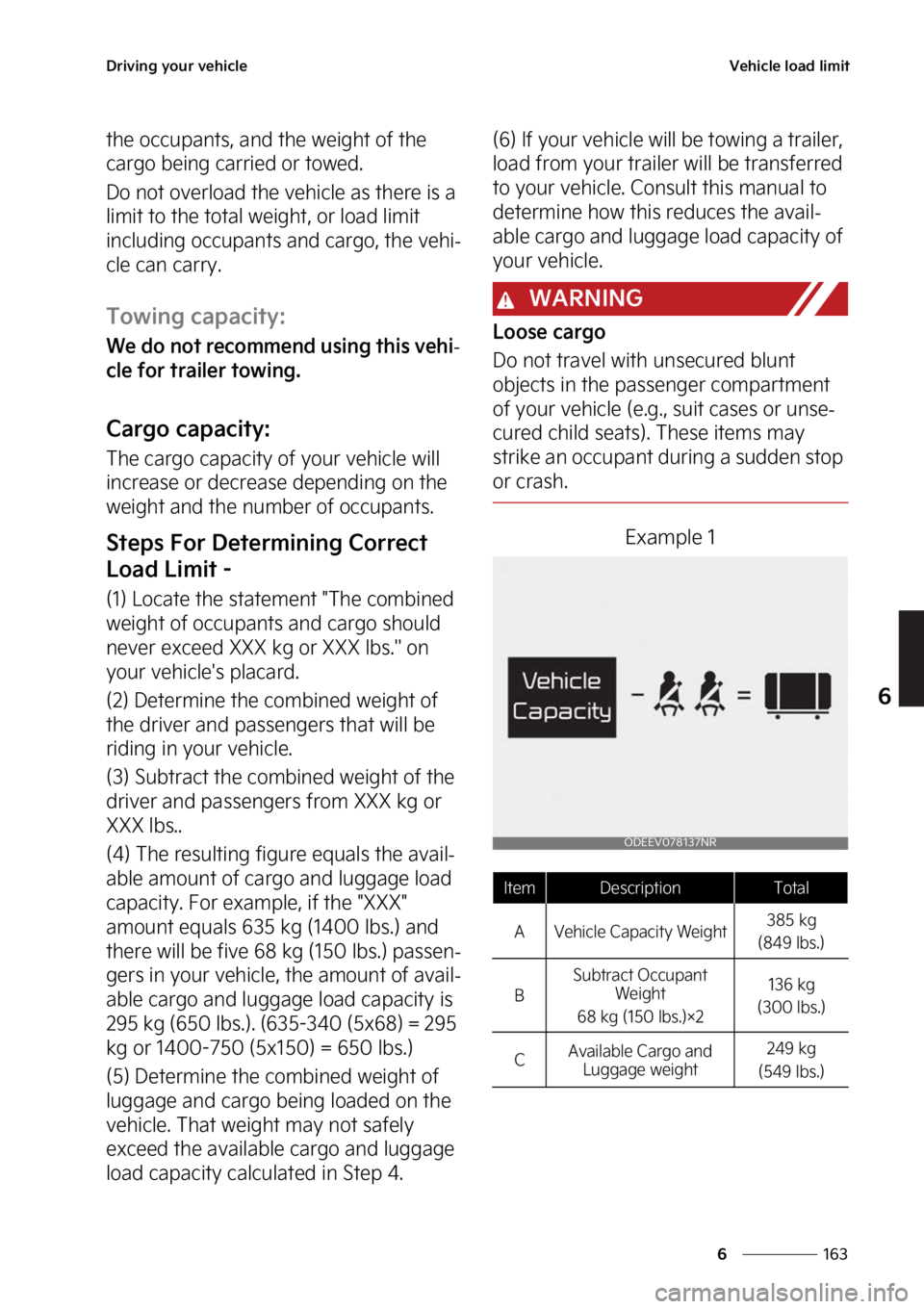 KIA SOUL EV 2023  Owners Manual ���
�
�
�%�S�J�W�J�O�H��Z�P�V�S��W�F�I�J�D�M�F�7�F�I�J�D�M�F��M�P�B�E��M�J�N�J�U
�U�I�F��P�D�D�V�Q�B�O�U�T�
��B�O�E��U�I�F��X�F�J�H�I�U��P�G��U�I�F�
�D�B�S�H�P��C�F�J�O�H��D�B�S�S�J�