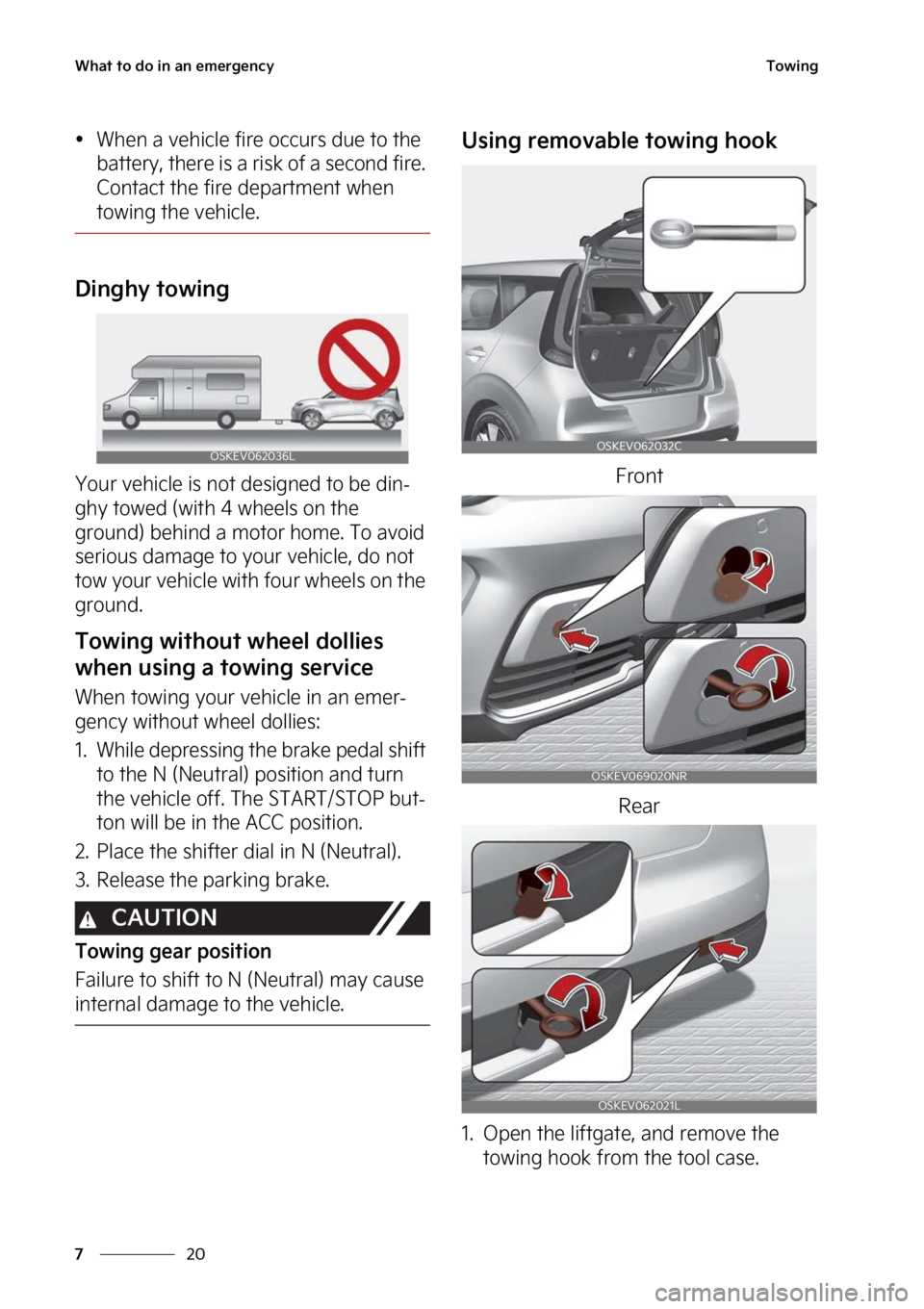 KIA SOUL EV 2023  Owners Manual �8�I�B�U��U�P��E�P��J�O��B�O��F�N�F�S�H�F�O�D�Z
��
�
�5�P�X�J�O�H
