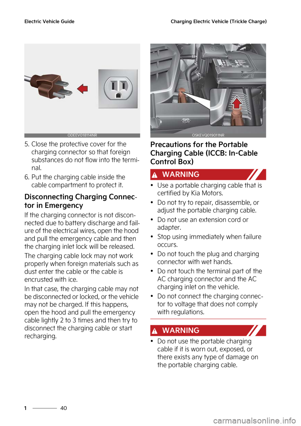 KIA SOUL EV 2023 Service Manual �&�M�F�D�U�S�J�D��7�F�I�J�D�M�F��(�V�J�E�F
��
�
�$�I�B�S�H�J�O�H��&�M�F�D�U�S�J�D��7�F�I�J�D�M�F��	�5�S�J�D�L�M�F��$�I�B�S�H�F�

�� �$�M�P�T�F��U�I�F��Q�S�P�U�F�D�U�J�W�F��D�P�W�F�S��G�