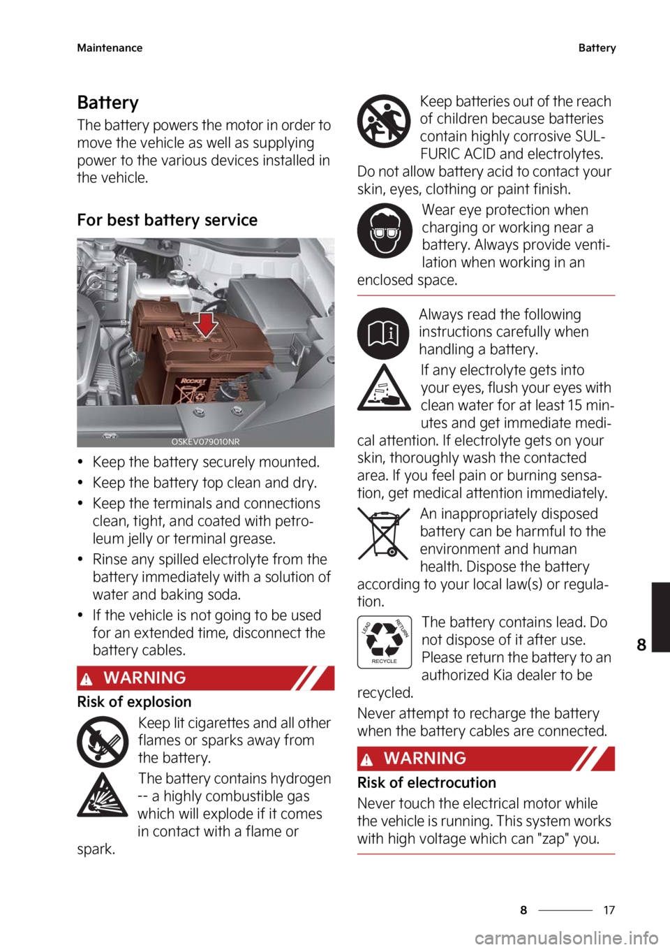 KIA SOUL EV 2023  Owners Manual ��
�
�
�.�B�J�O�U�F�O�B�O�D�F�#�B�U�U�F�S�Z
�#�B�U�U�F�S�Z
�5�I�F��C�B�U�U�F�S�Z��Q�P�X�F�S�T��U�I�F��N�P�U�P�S��J�O��P�S�E�F�S��U�P�
�N�P�W�F��U�I�F��W�F�I�J�D�M�F��B�T��X�F�M�M��B�T