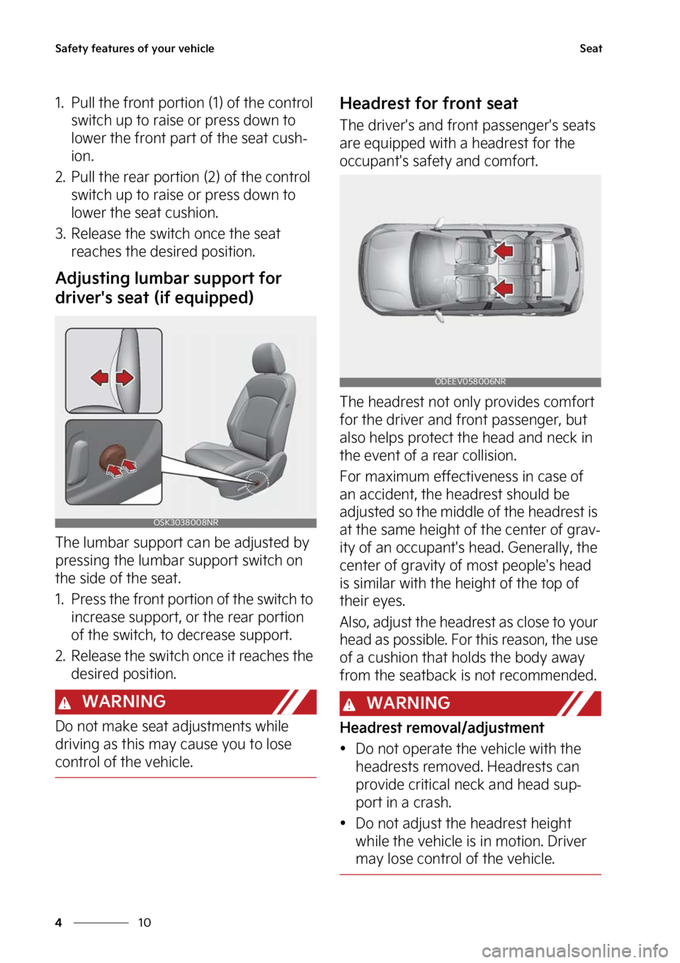 KIA SOUL EV 2023 Manual Online �4�B�G�F�U�Z��G�F�B�U�V�S�F�T��P�G��Z�P�V�S��W�F�I�J�D�M�F
��
�
�4�F�B�U
�� �1�V�M�M��U�I�F��G�S�P�O�U��Q�P�S�U�J�P�O��	��
��P�G��U�I�F��D�P�O�U�S�P�M�
�T�X�J�U�D�I��V�Q��U�P��S�B