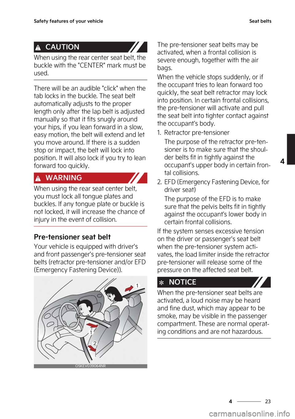 KIA SOUL EV 2023  Owners Manual ��
�
�
�4�B�G�F�U�Z��G�F�B�U�V�S�F�T��P�G��Z�P�V�S��W�F�I�J�D�M�F�4�F�B�U��C�F�M�U�T
�$�"�6�5�*�0�/
�8�I�F�O��V�T�J�O�H��U�I�F��S�F�B�S��D�F�O�U�F�S��T�F�B�U��C�F�M�U�
��U�I�F�
�C�V�D