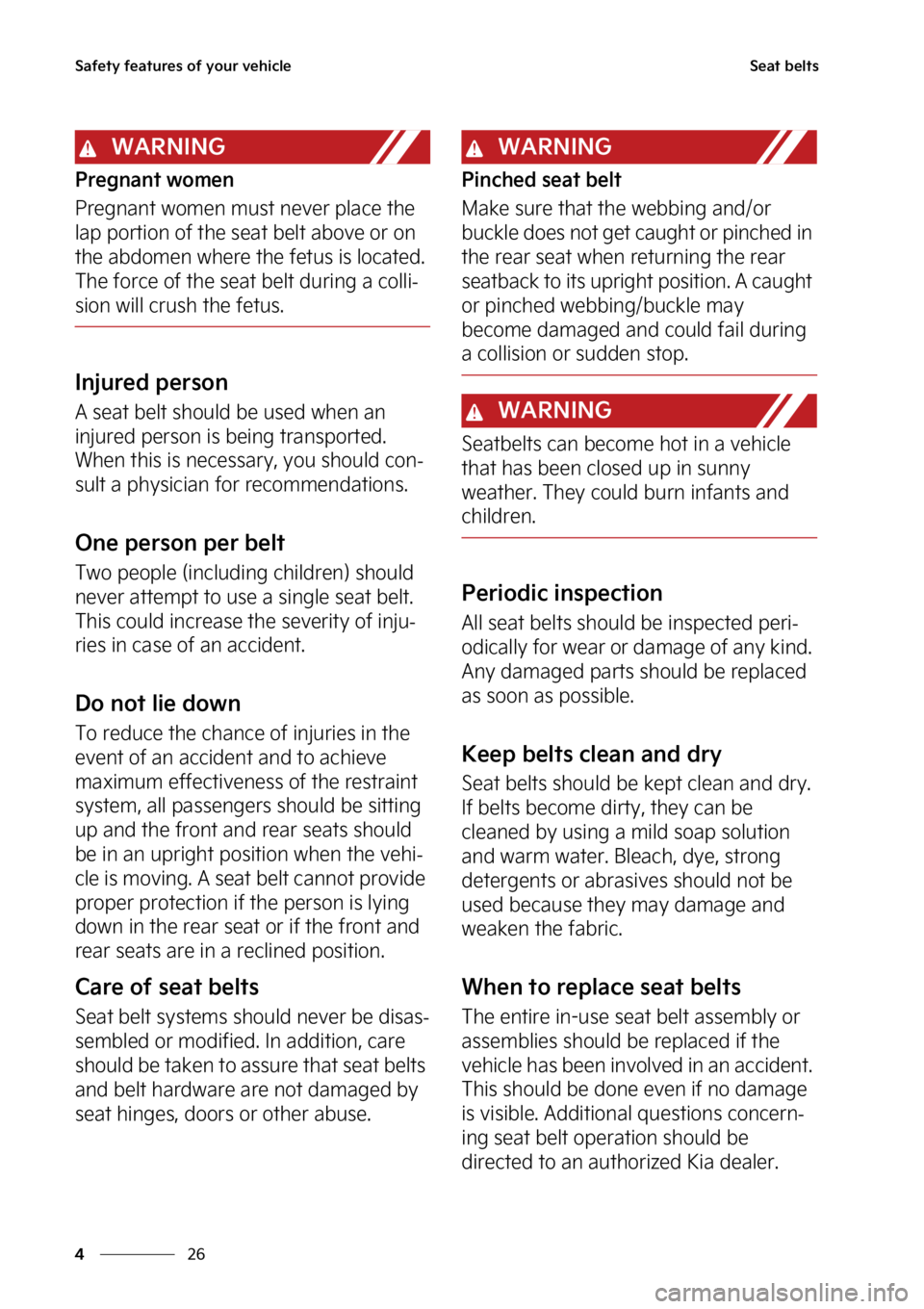 KIA SOUL EV 2023  Owners Manual �4�B�G�F�U�Z��G�F�B�U�V�S�F�T��P�G��Z�P�V�S��W�F�I�J�D�M�F
��
�
�4�F�B�U��C�F�M�U�T
�8�"�3�/�*�/�(
�1�S�F�H�O�B�O�U��X�P�N�F�O
�1�S�F�H�O�B�O�U��X�P�N�F�O��N�V�T�U��O�F�W�F�S��Q�M�B�D�F�