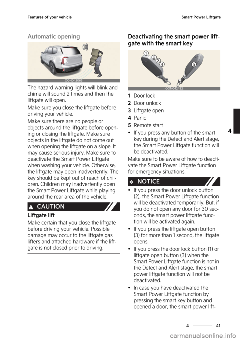 KIA TELLURIDE 2023  Owners Manual ��
�
�
��F�B�U�V�S�F�T��P�G��Z�P�V�S��W�F�I�J�D�M�F�4�N�B�S�U��1�P�X�F�S��-�J�G�U�H�B�U�F
�"�V�U�P�N�B�U�J�D��P�Q�F�O�J�O�H
�5�I�F��I�B�[�B�S�E��X�B�S�O�J�O�H��M�J�H�I�U�T��X�J�M�M��C�