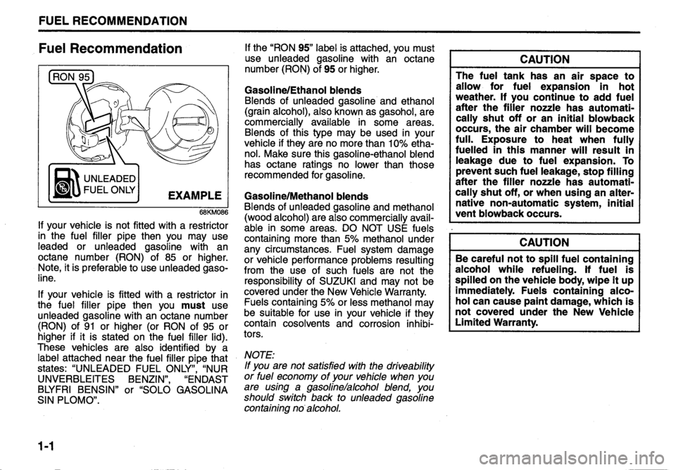 SUZUKI ALTO 2010 User Guide 