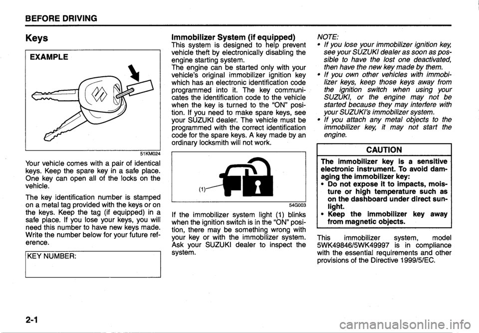 SUZUKI ALTO 2010 User Guide SUZUKI ALTO 2010 User Guide