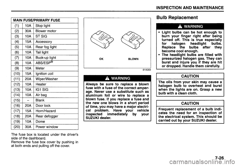 SUZUKI ALTO 2010  Owners Manual 