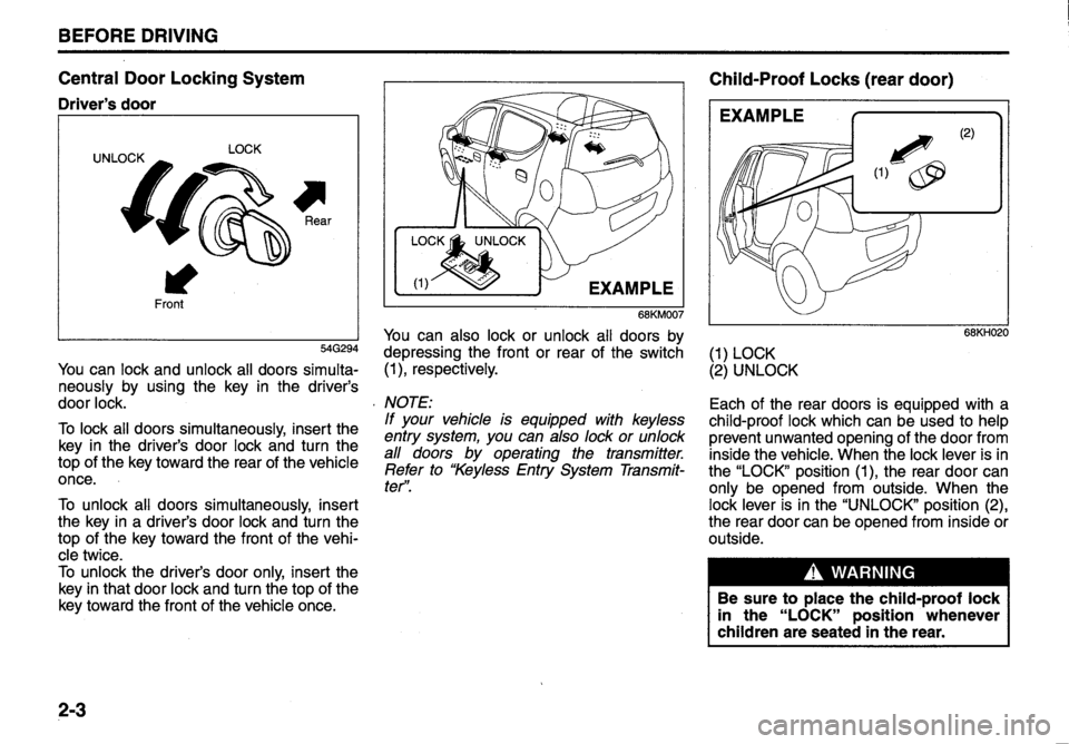 SUZUKI ALTO 2010 User Guide SUZUKI ALTO 2010 User Guide