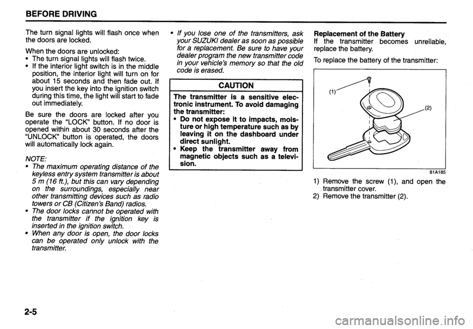 SUZUKI ALTO 2011 User Guide 