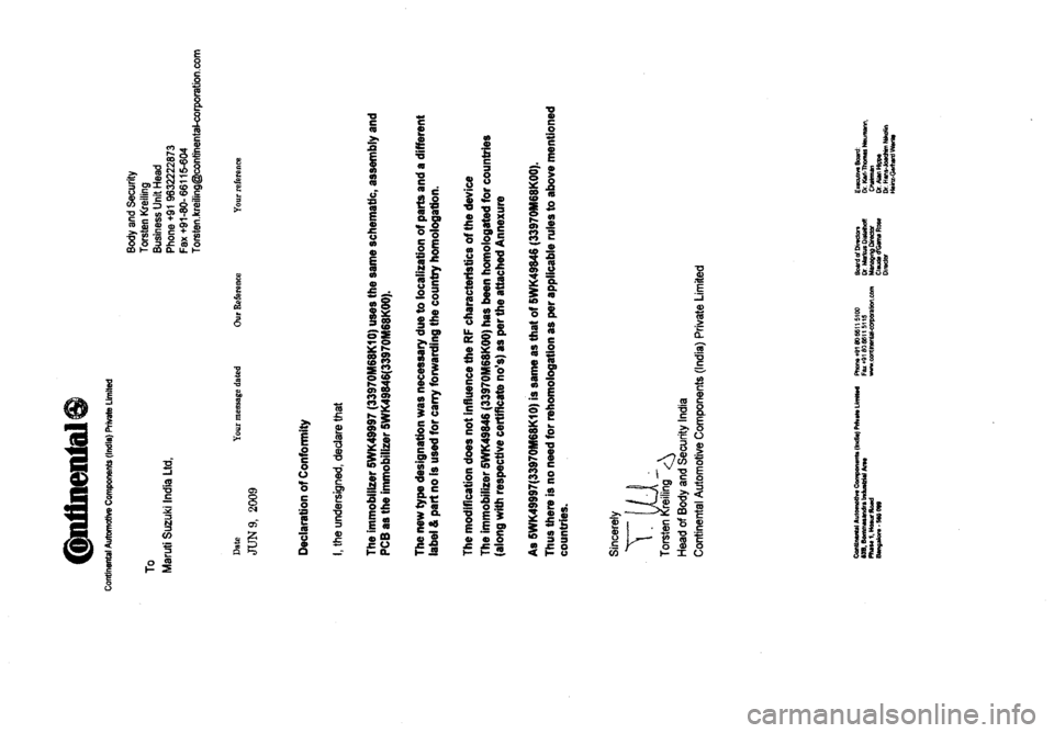 SUZUKI ALTO 2011  Owners Manual 