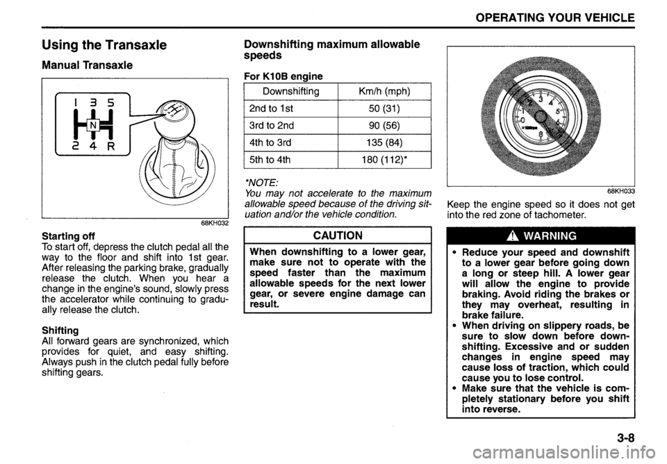 SUZUKI ALTO 2010 Manual Online SUZUKI ALTO 2010 Manual Online
