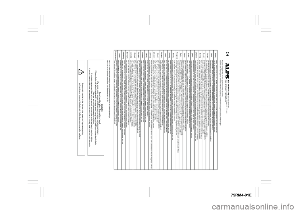 SUZUKI IGNIS 2020  Owners Manual 75RM4-01E
�
�
,*)-./0 ,#+1/0
,&$(*0 ,2&*1/0
,3(*-./0
,#)(&-(*0 ,&40
,561/0
,(*-./0 ,+(-(*0
,&+#)#.0 ,2-**-./0
,