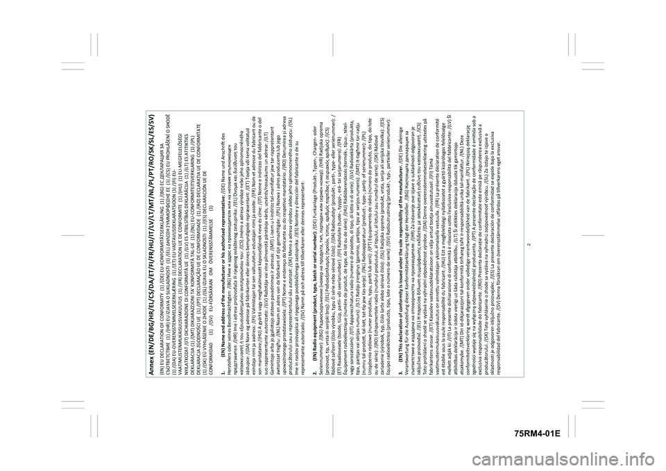 SUZUKI IGNIS 2021  Owners Manual 75RM4-01E
�vv