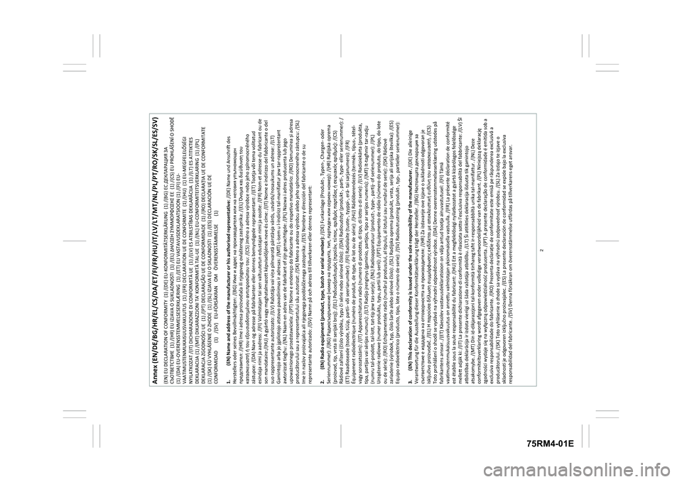 SUZUKI IGNIS 2021  Owners Manual 75RM4-01E
�vv