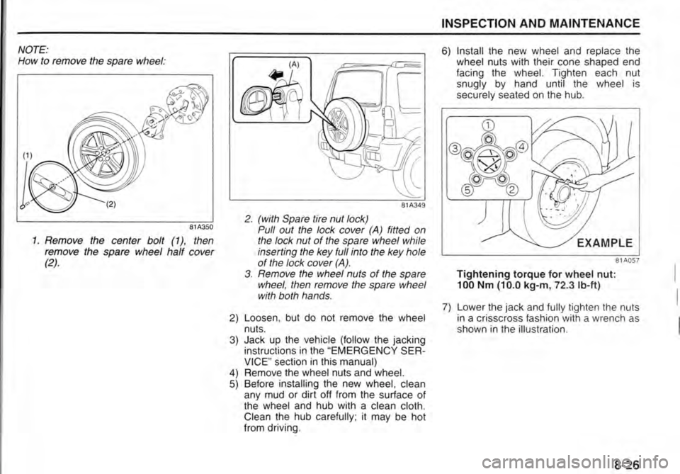 SUZUKI JIMNY 2007 Owners Manual SUZUKI JIMNY 2007 Owners Manual